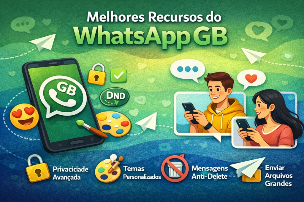 Melhores Recursos do WhatsApp GB