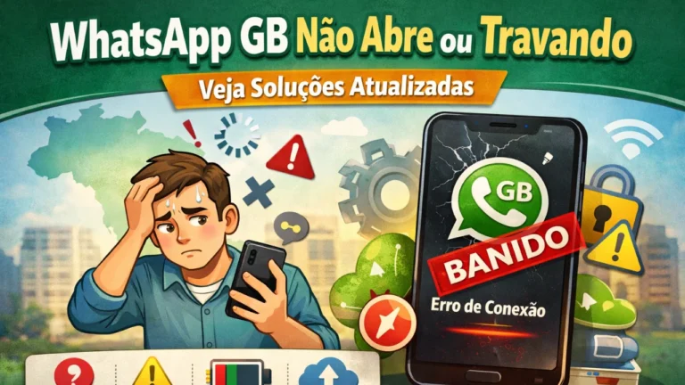 WhatsApp GB Não Abre ou Travando Veja Soluções Atualizadas