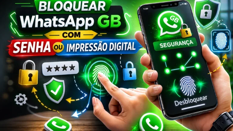 Bloquear WhatsApp GB com Senha ou Impressão Digital
