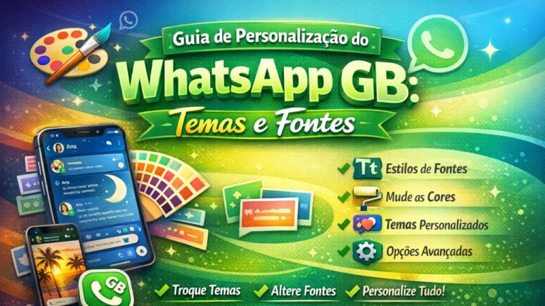Guia de Personalização do WhatsApp GB: Temas e Fontes