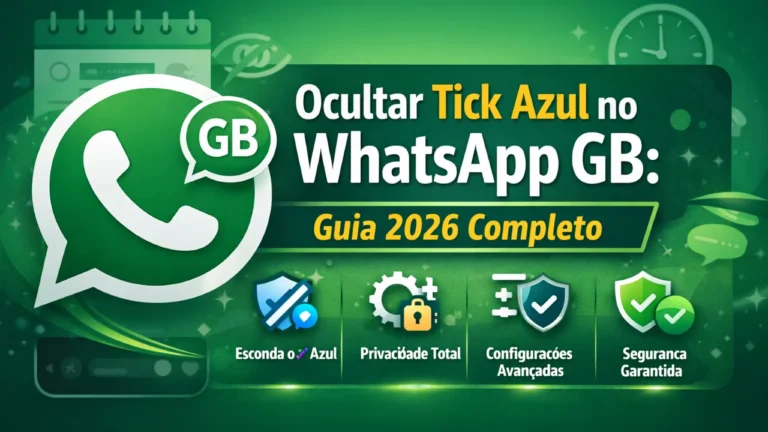 Ocultar Tick Azul no WhatsApp GB: Guia 2026 Completo