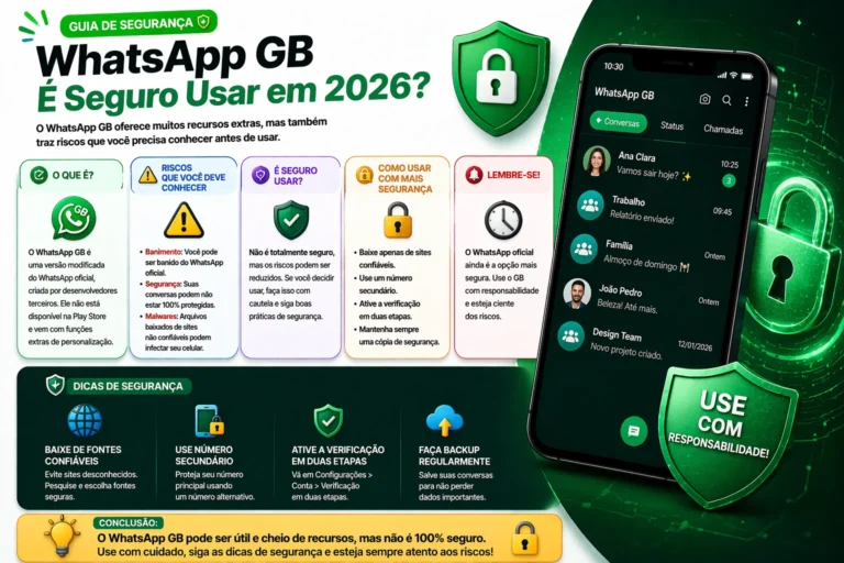 Guia de Segurança do WhatsApp GB — É Seguro Usar em 2026?